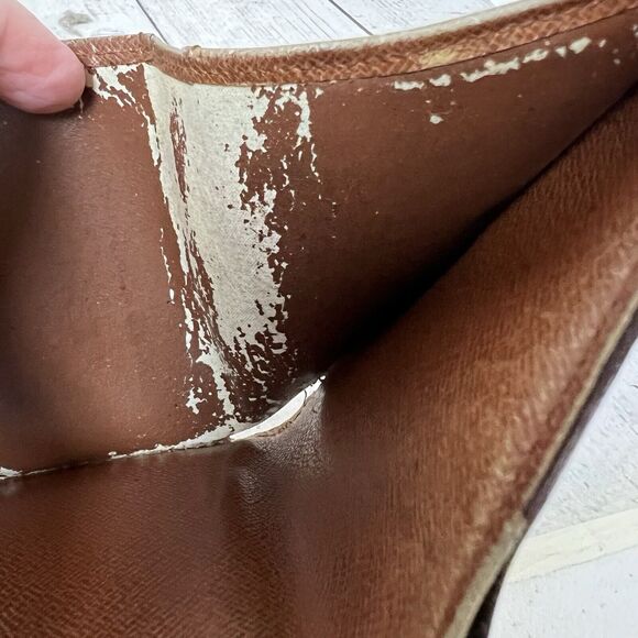 Louis Vuitton Portefeuille Elise Trifold Monogram Compact Wallet Made In France - Picture 14 of 16